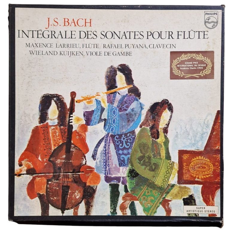 Larrieu – Puyana – Kuijken – Bach – Integrale des sonates pour flute (70s) Vinil Duplo