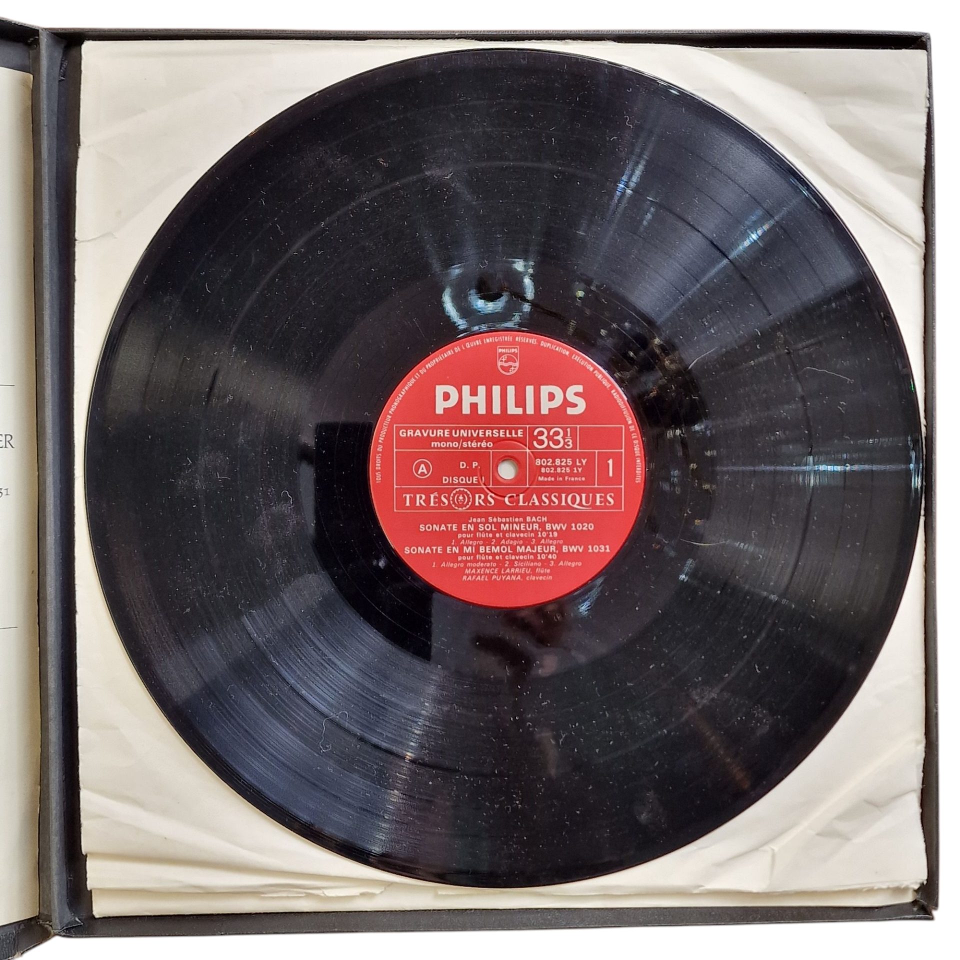 Larrieu - Puyana - Kuijken - Bach - Integrale des sonates pour flute (70s) Vinil Duplo