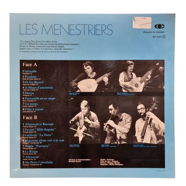 Les Menestriers - Les Menestriers (1969)