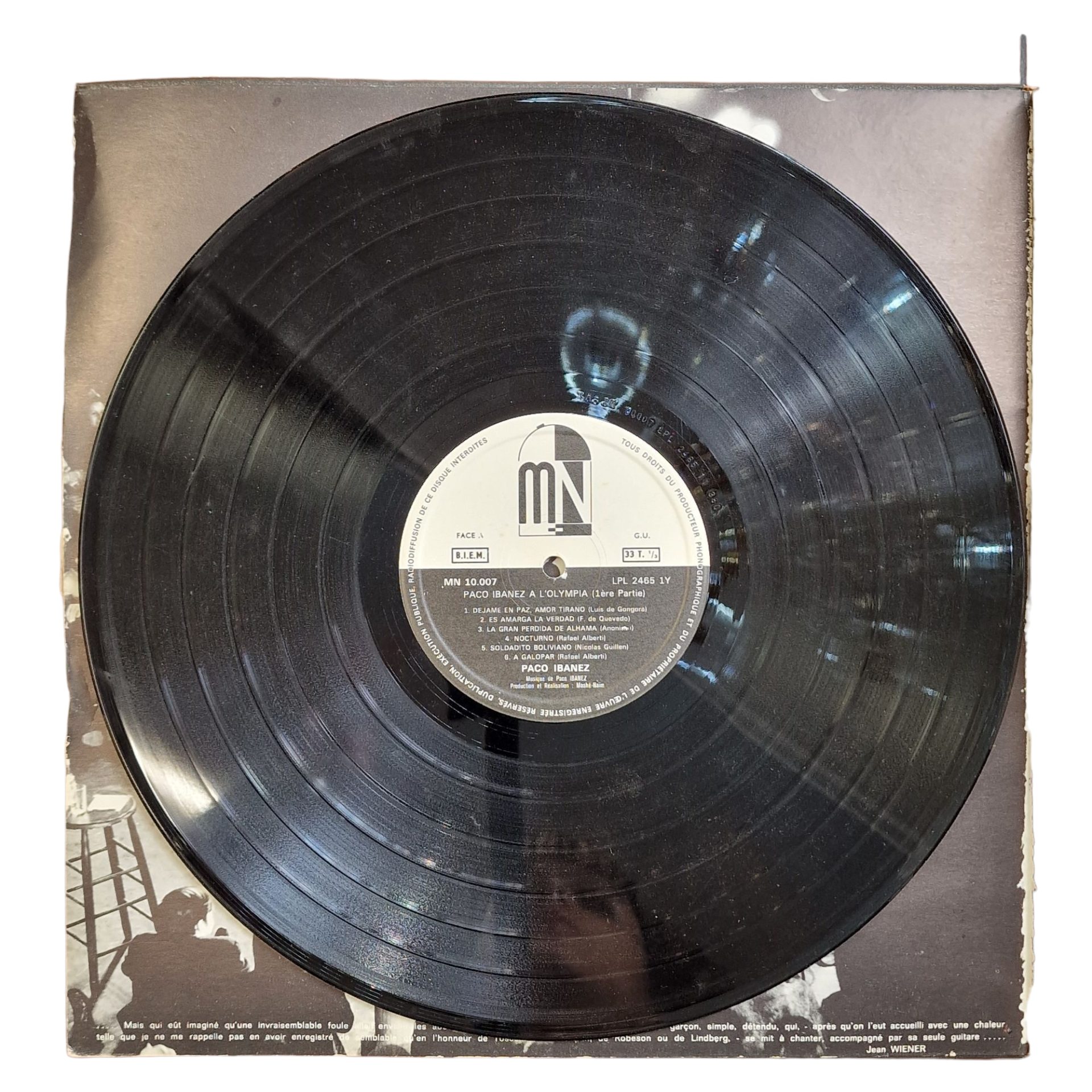 Paco Ibáñez - Paco Ibáñez à l’Olympia (1969) Vinil Duplo