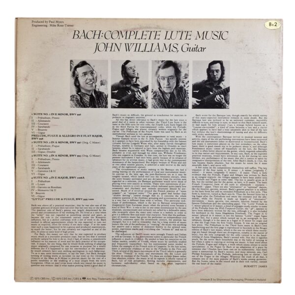 John Williams - Complete Lute Music (1975)