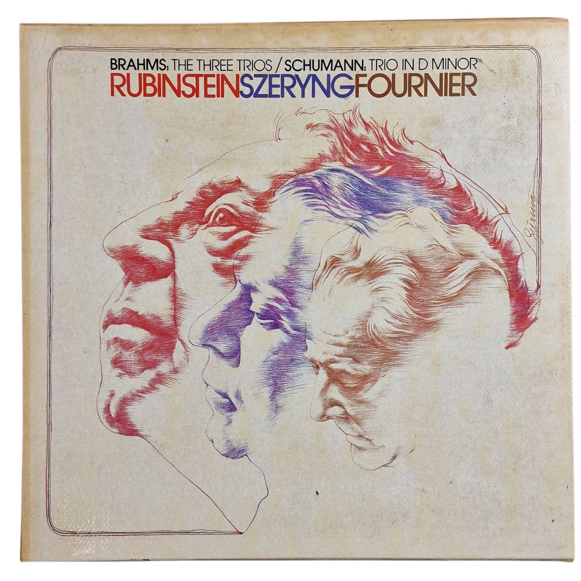 Rubinstein - Szeryng - Fournier - Brahms: The Three Trios / Schumann: Trio in D Minor (1974)