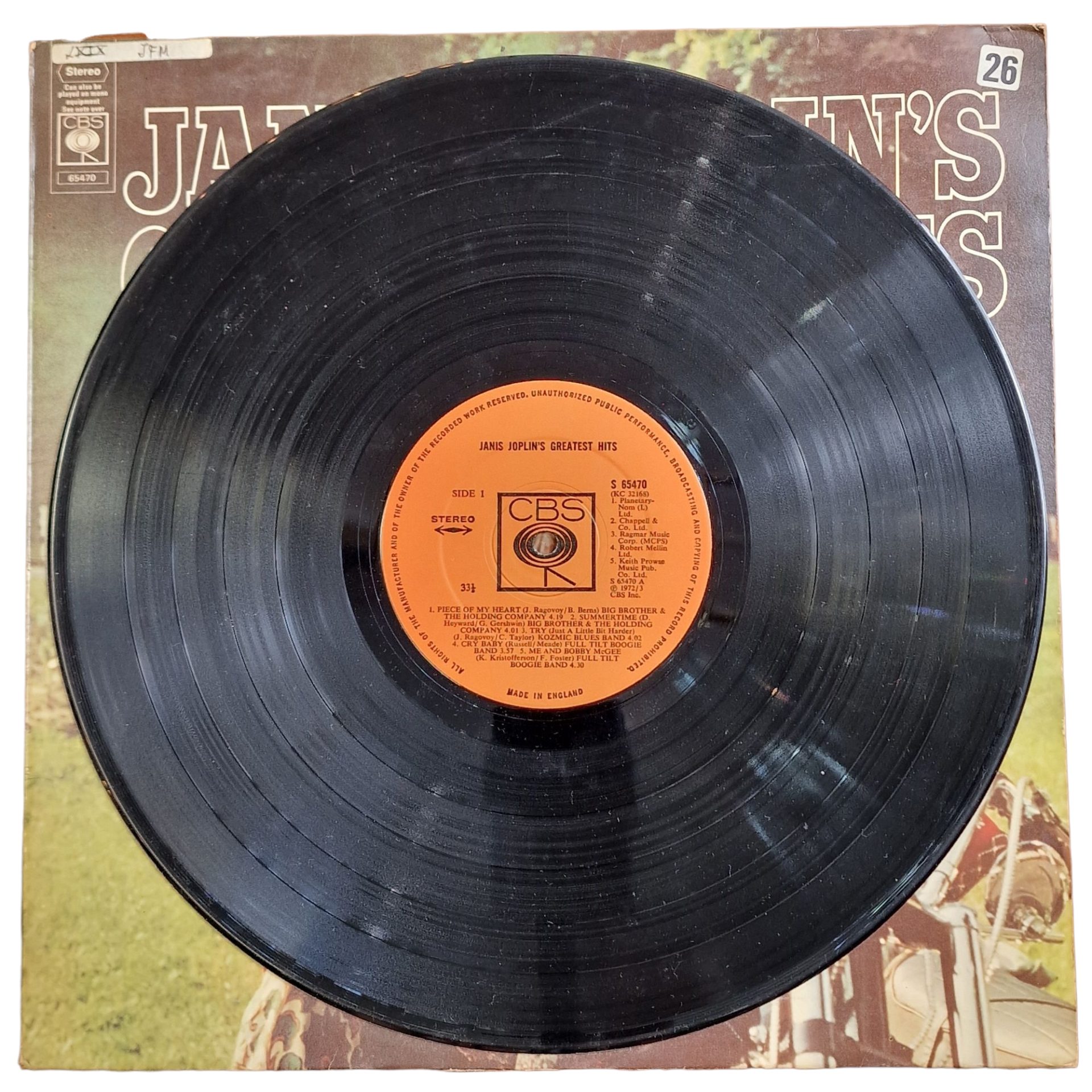 Janis Joplin - Janis Joplin's Greatest Hits (1972)