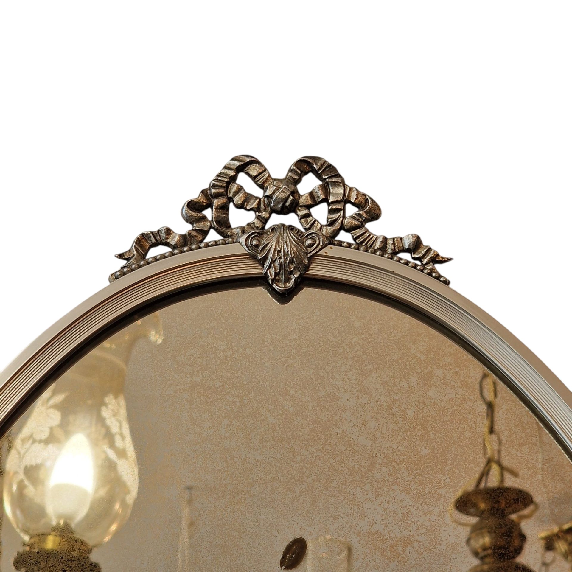 Espelho Oval Com Dois Espelhos Articulados