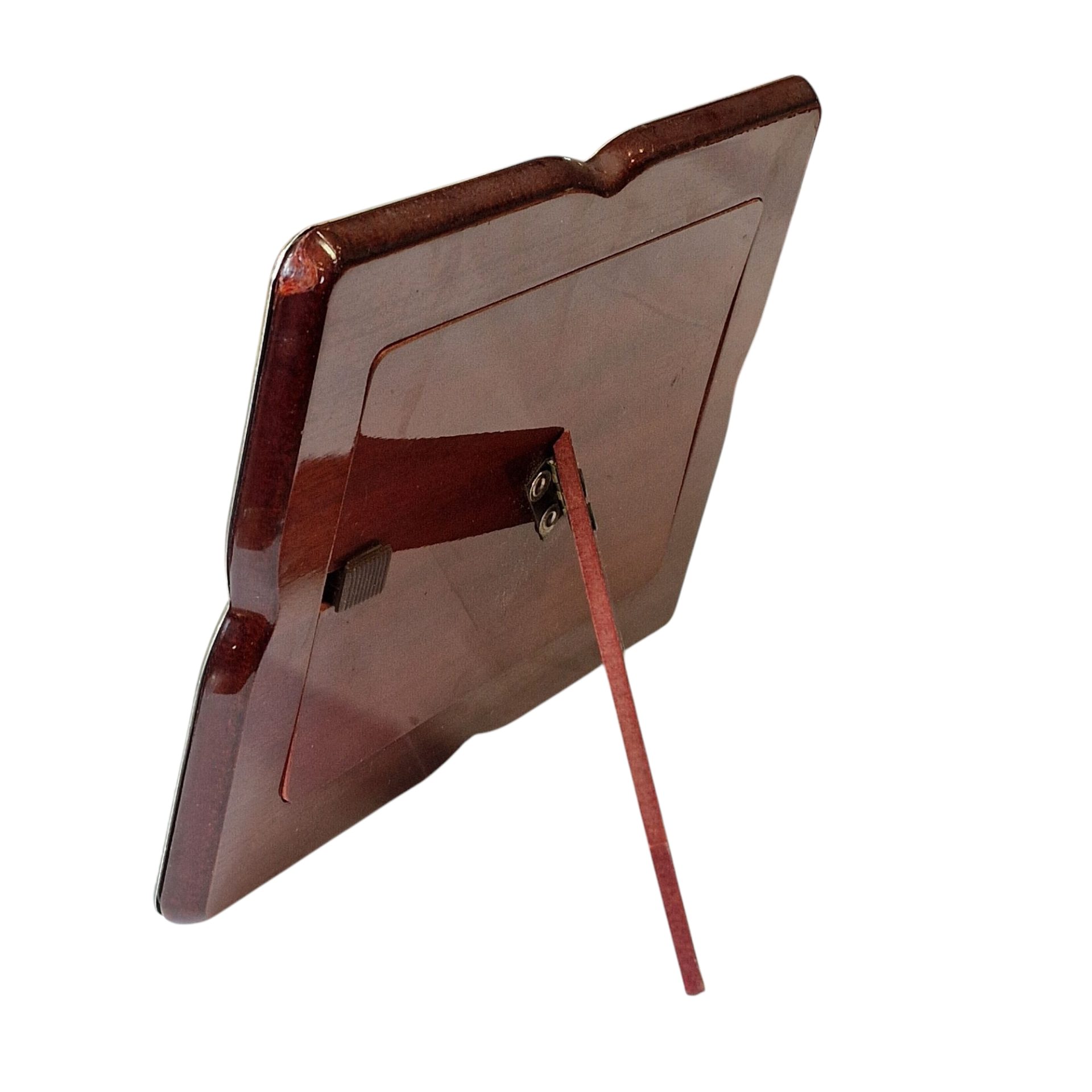 Moldura dupla “50 Anos” em forma de livro aberto