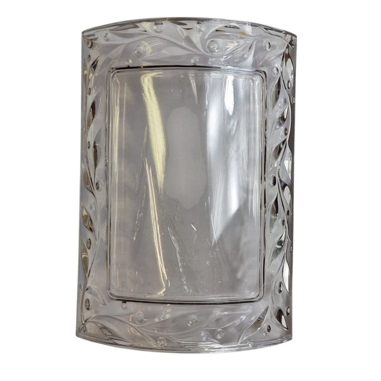 Moldura de Cristal D’Arques com Design de Folha – França, 1996