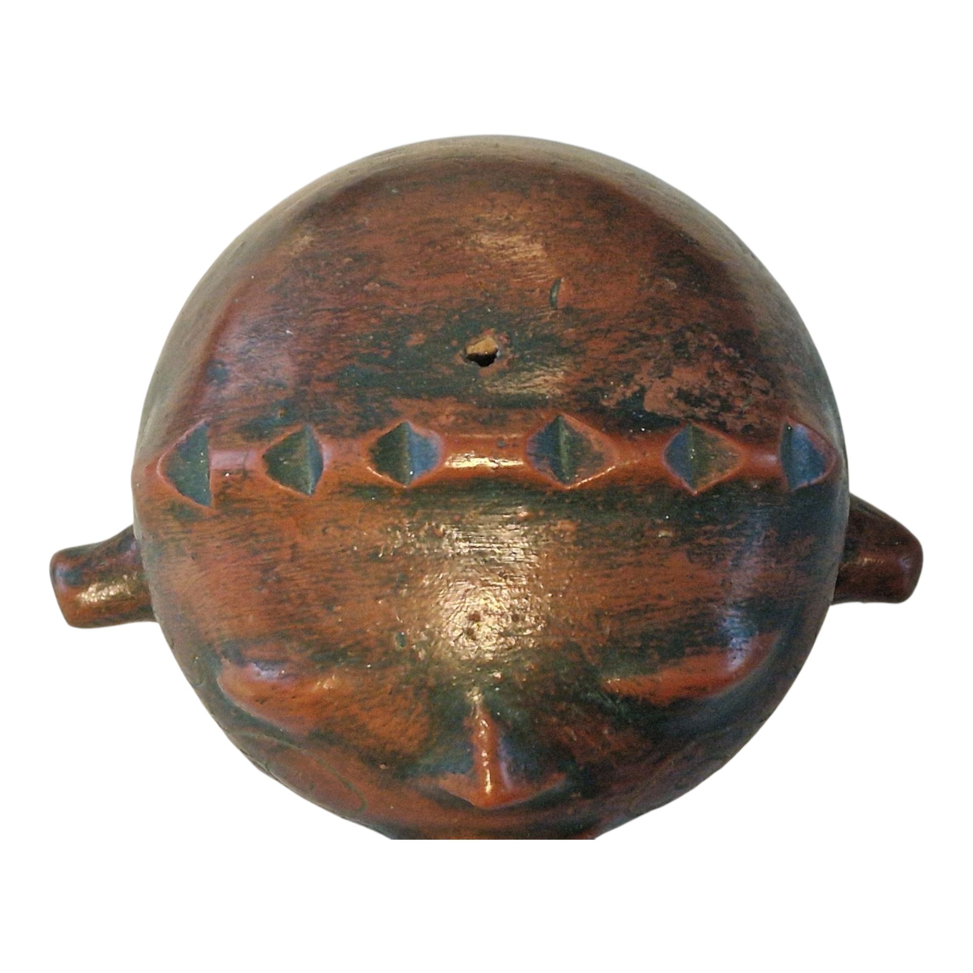 Figura em Barro Antropomórfica – Oyapock, Amazónia, 18 cm, 828 g