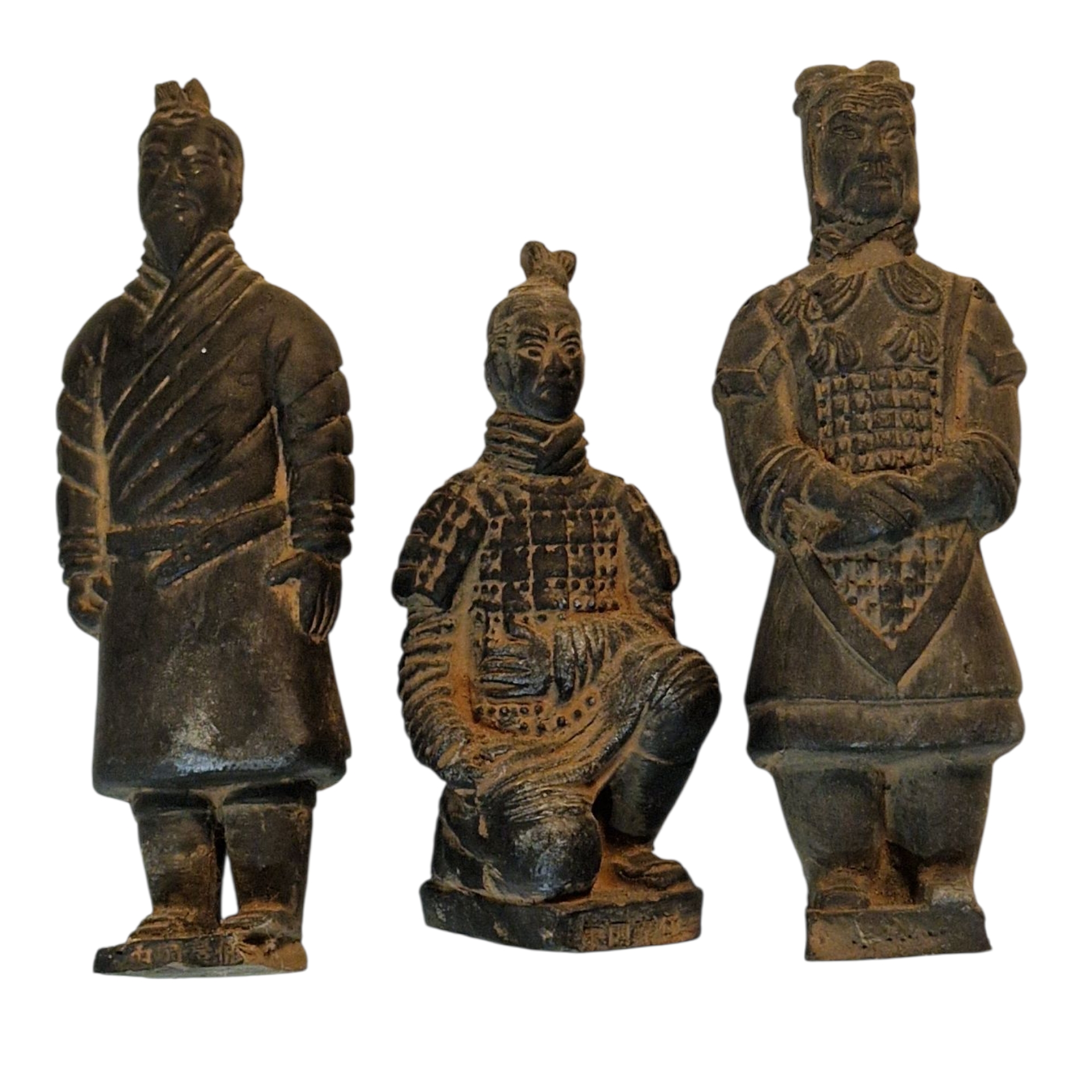 Conjunto de 3 Guerreiros de Terracota – Xi’an, China