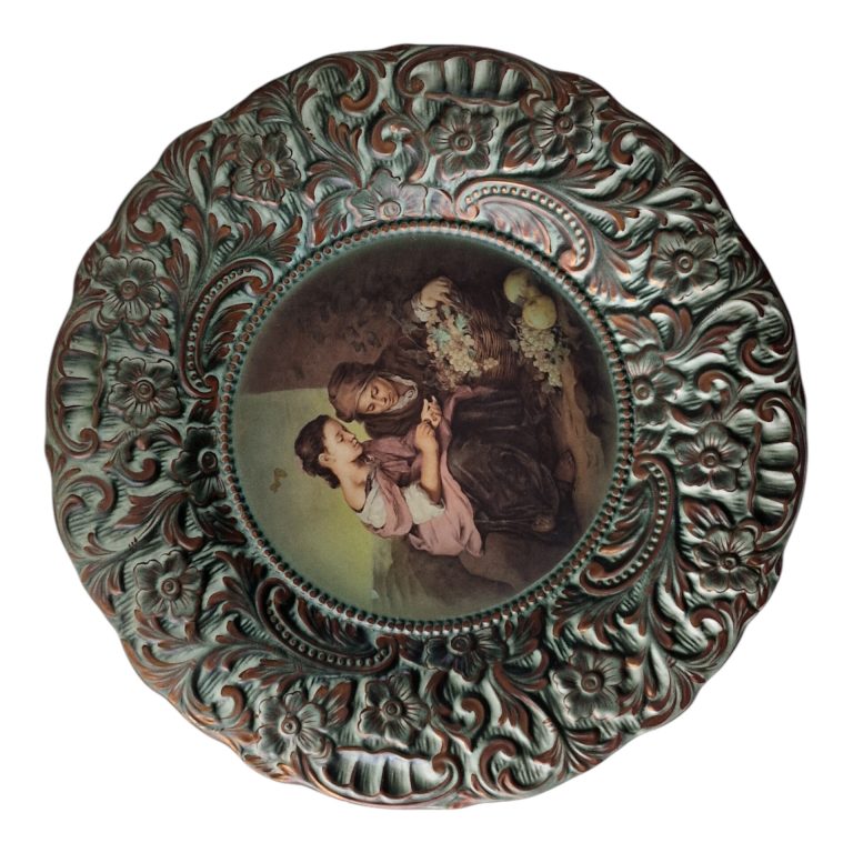 Prato Decorativo Martan em Cerâmica Vidrada – 27,5 cm