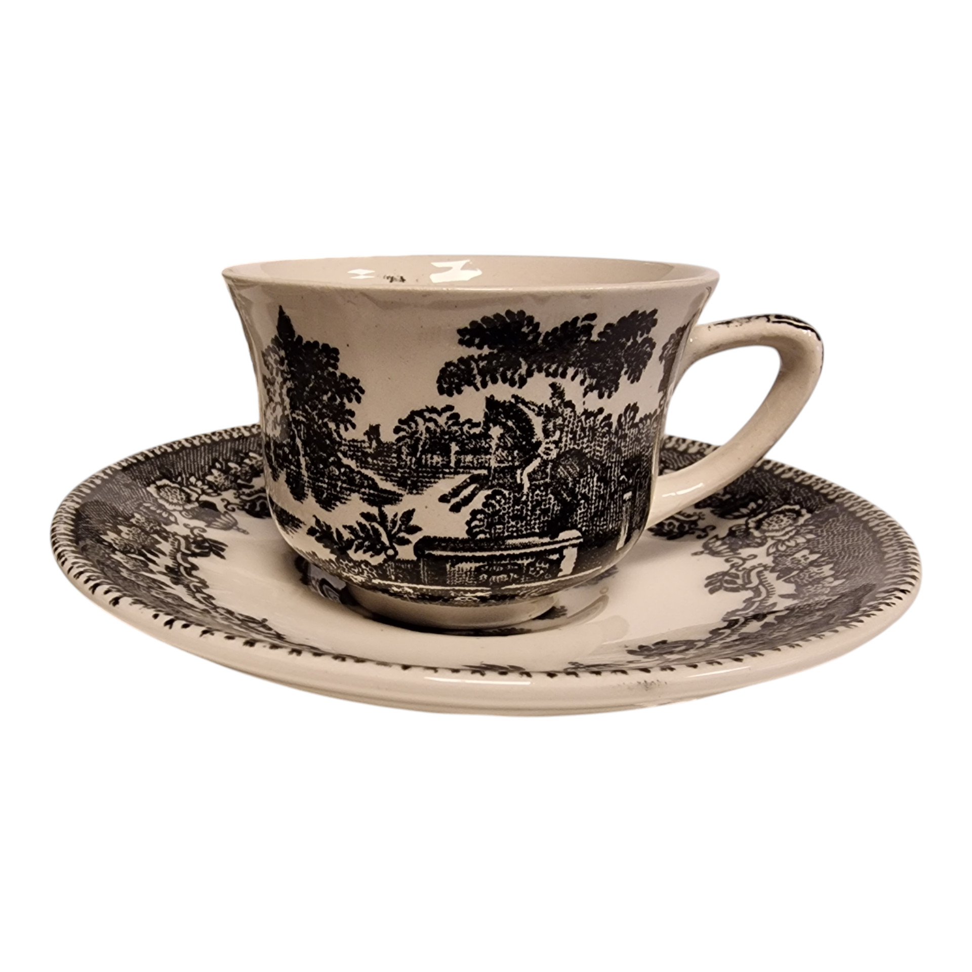 Serviço de Café Sacavém – Modelo 336 Preto – 9 Peças na Caixa Original