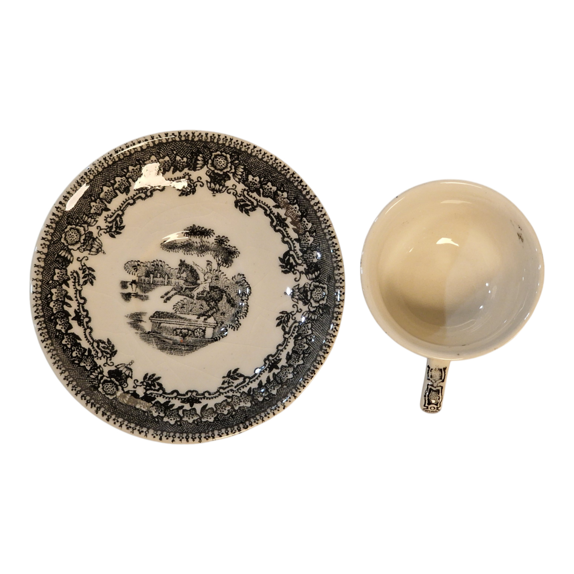 Serviço de Café Sacavém – Modelo 336 Preto – 9 Peças na Caixa Original