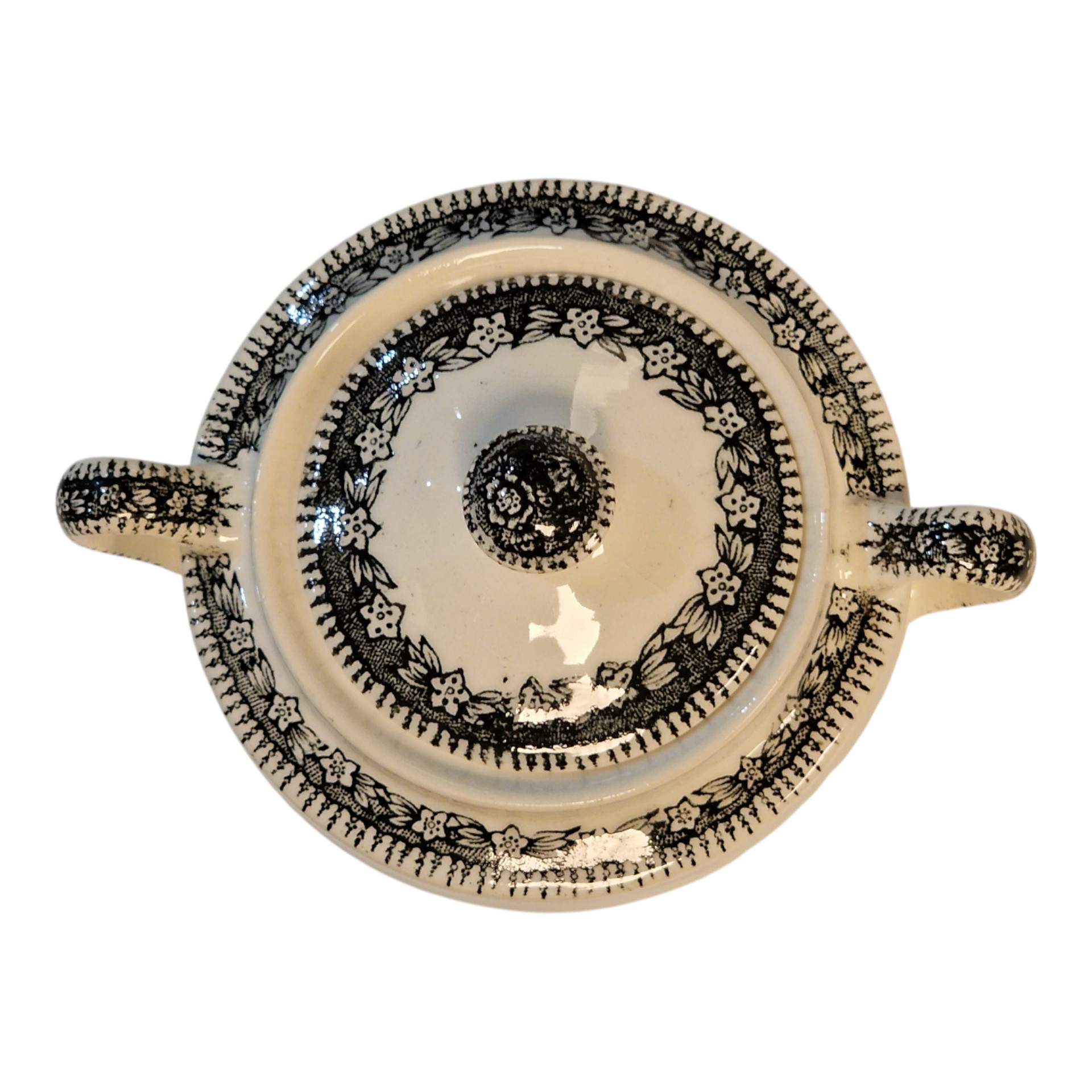 Serviço de Café Sacavém – Modelo 336 Preto – 9 Peças na Caixa Original