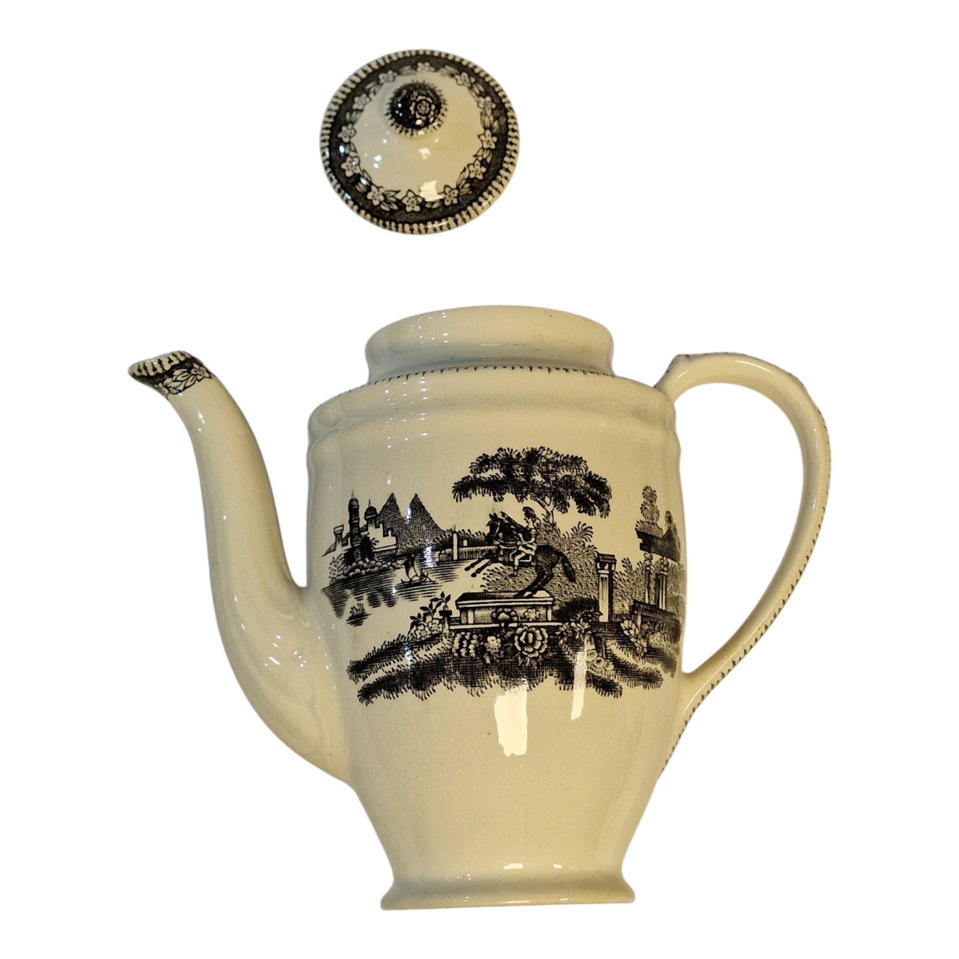 Serviço de Café Sacavém – Modelo 336 Preto – 9 Peças na Caixa Original