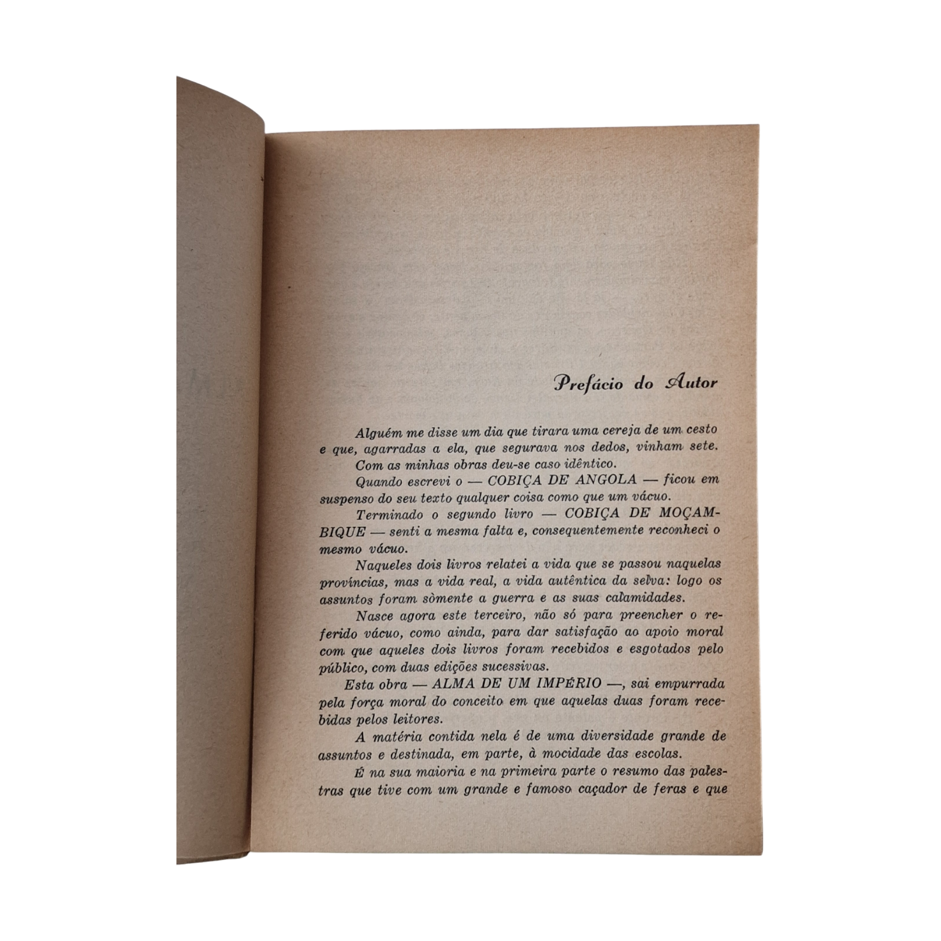 Alma de um Império, Tenente Ernesto Moreira dos Santos (1963)