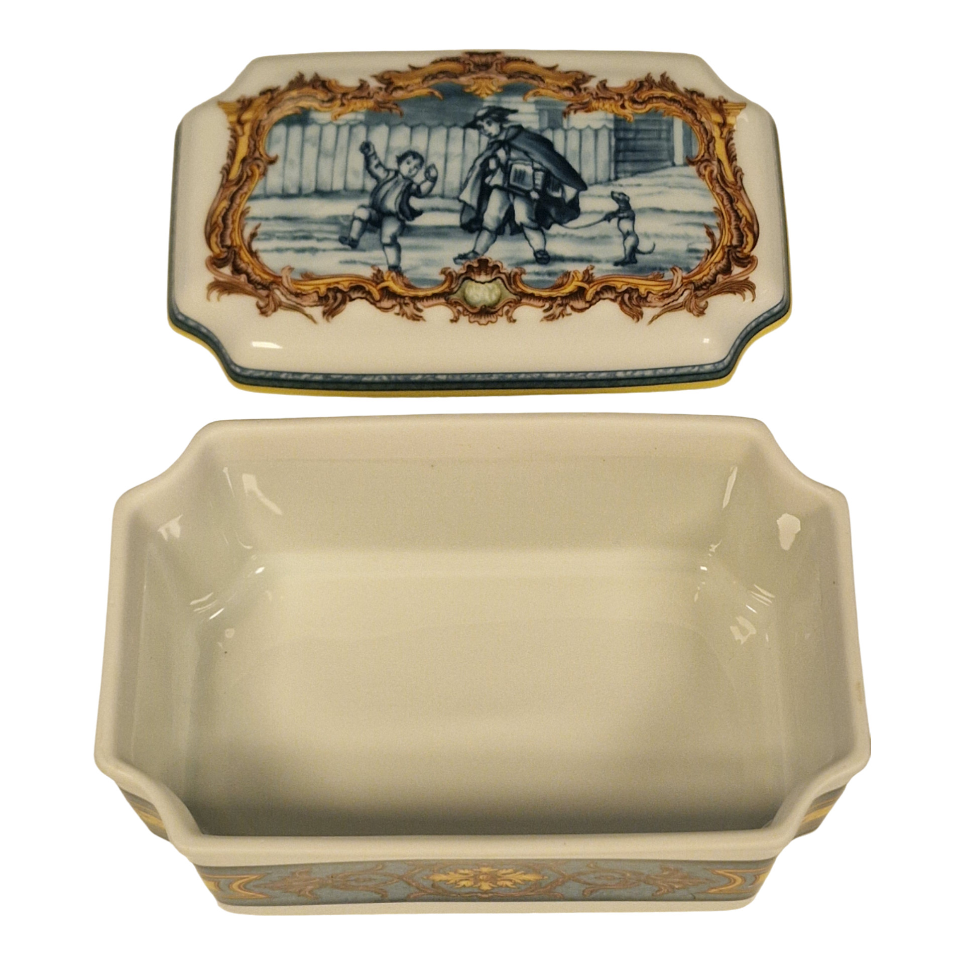 Caixa em porcelana “Palácio de São Bento – Azulejos c.1770” (edição exclusiva Assembleia da República)