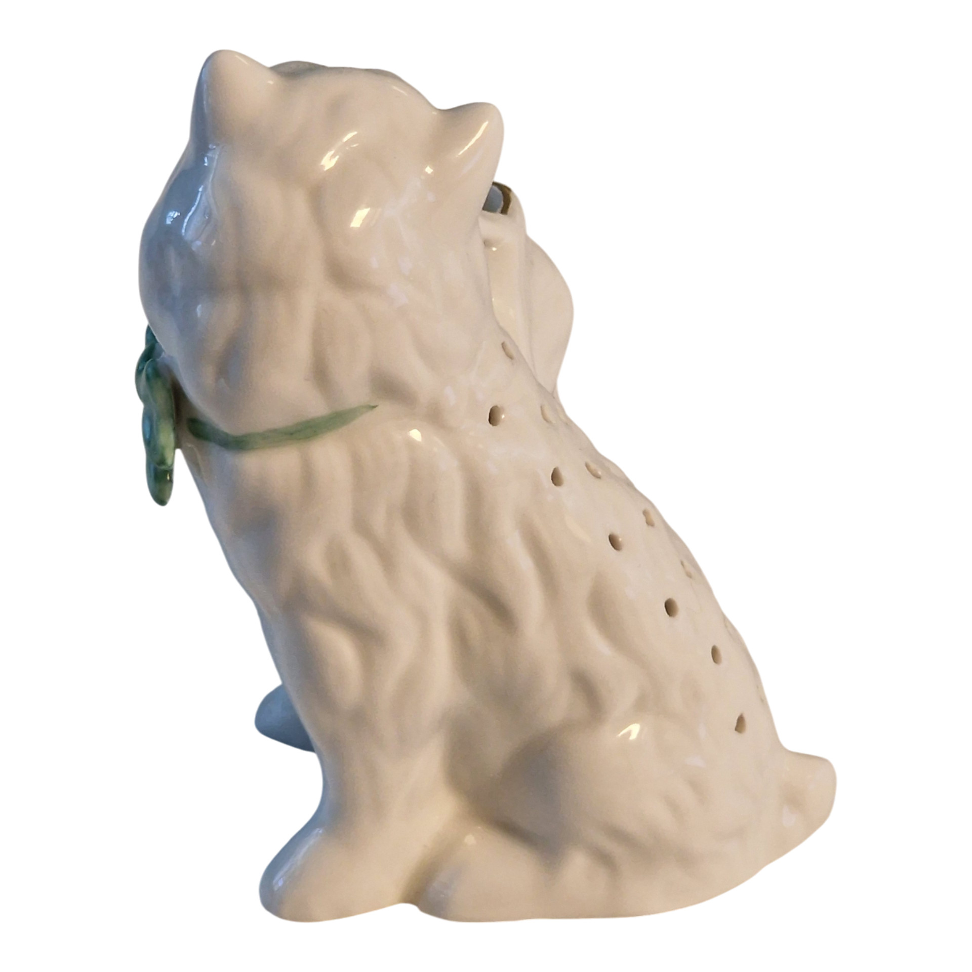 Paliteiro Gato com Cesto na Boca (12 cm) - Vista Alegre