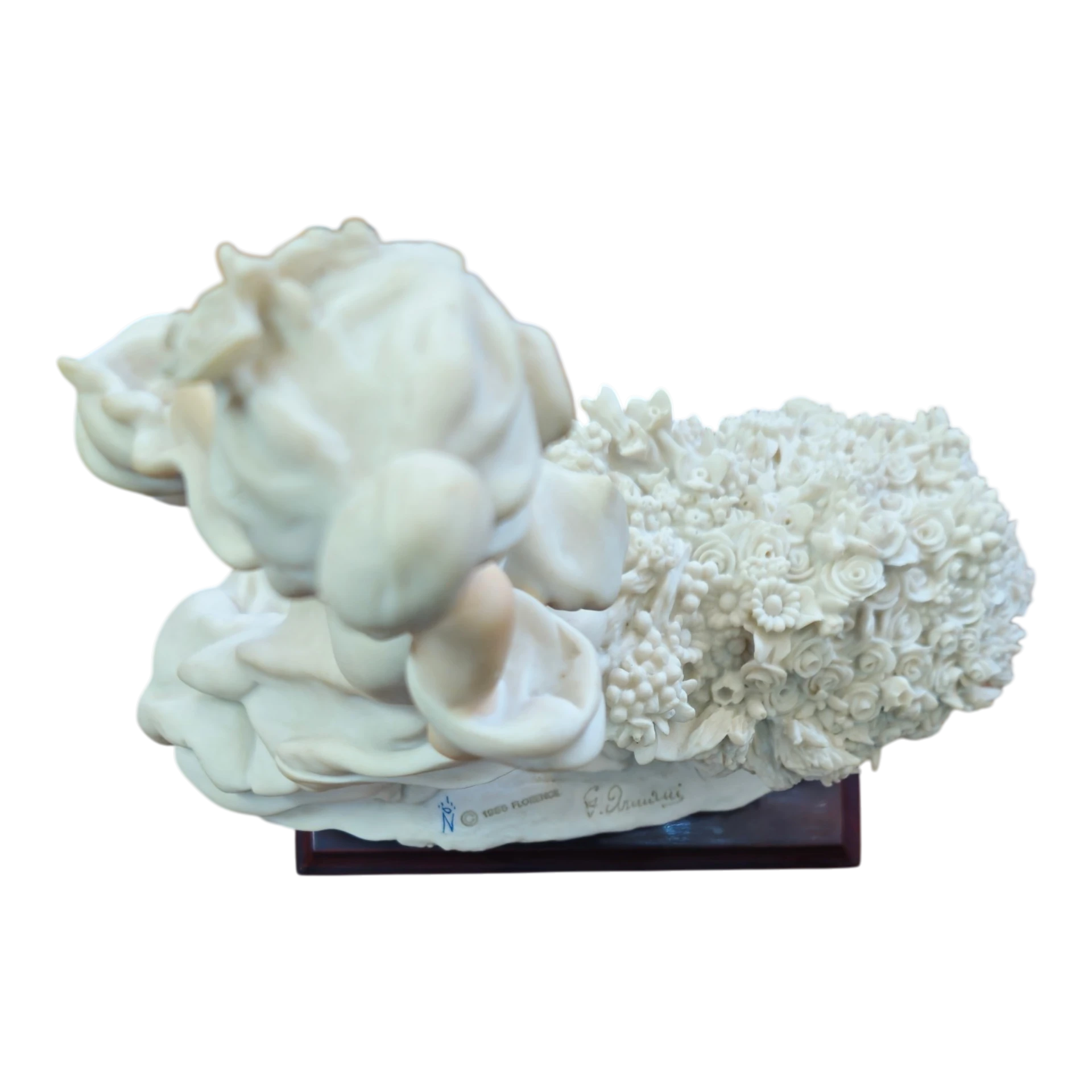 Estatueta Giuseppe Armani – Menina com Carrinho de Flores, 1985