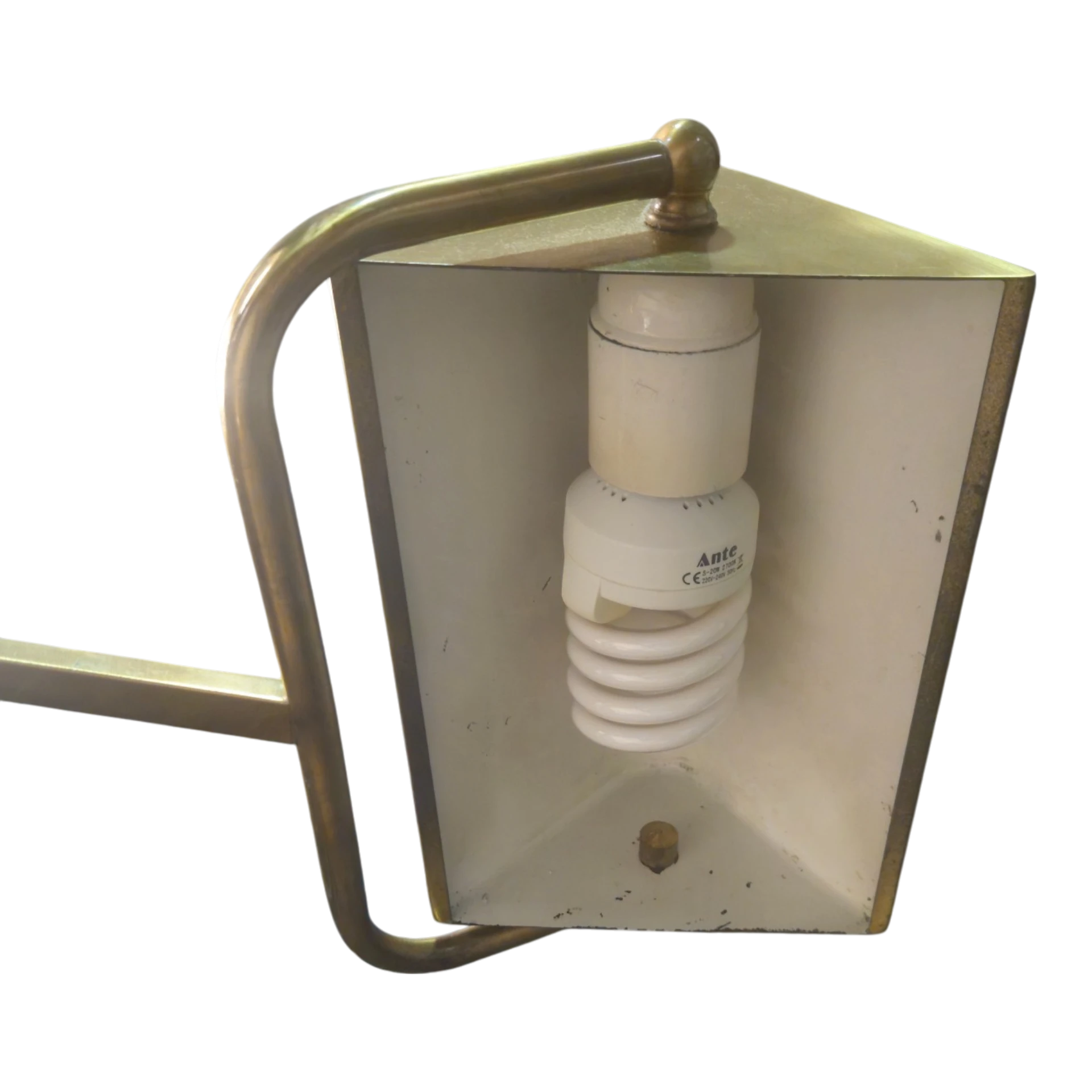 Candeeiro de Pé em Latão Regulável – Estilo Clássico