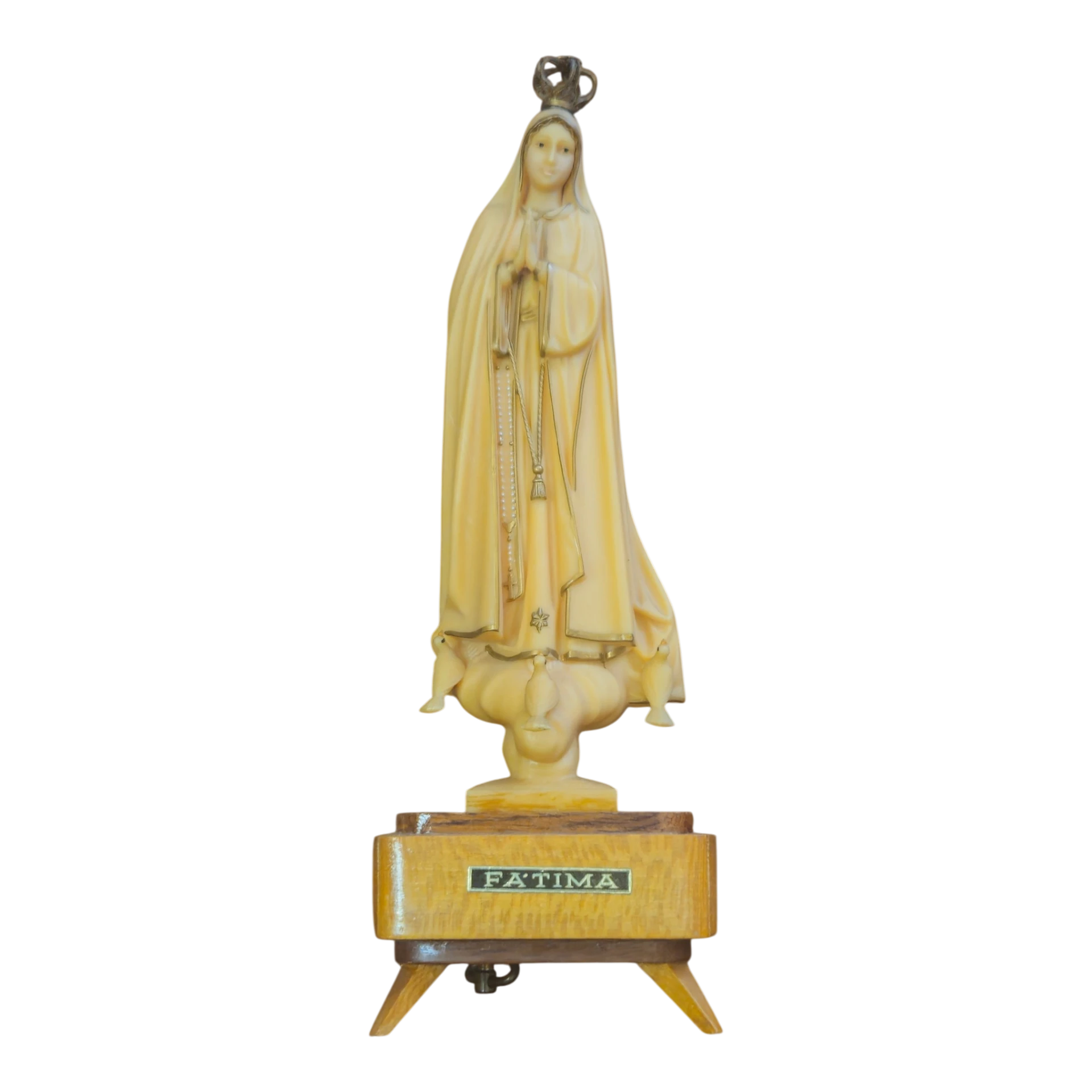 Nossa Senhora de Fátima com Caixa de Música