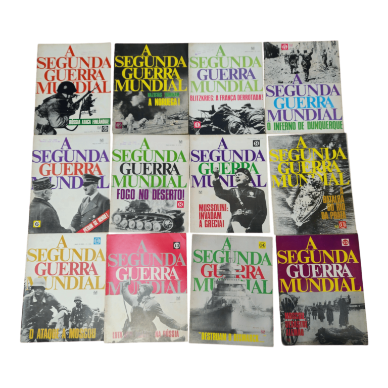 Revistas A Segunda Guerra Mundial – Lote 17 Números (1965) – Editorial Codex – Argentina