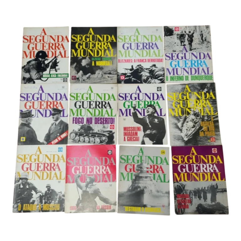 Revistas A Segunda Guerra Mundial – Lote 17 Números (1965) – Editorial Codex – Argentina