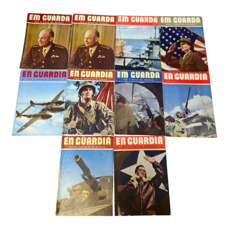 Revista En Guardia 2º e 3º Ano – Lote 14 Exemplares (Segunda Guerra Mundial) – Publicação Interamericana