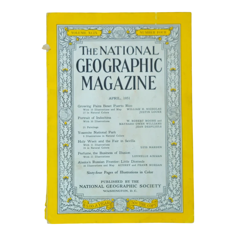 National Geographic Magazine – Abril 1951 – Volume XCIX Nº 4 – National Geographic Society
