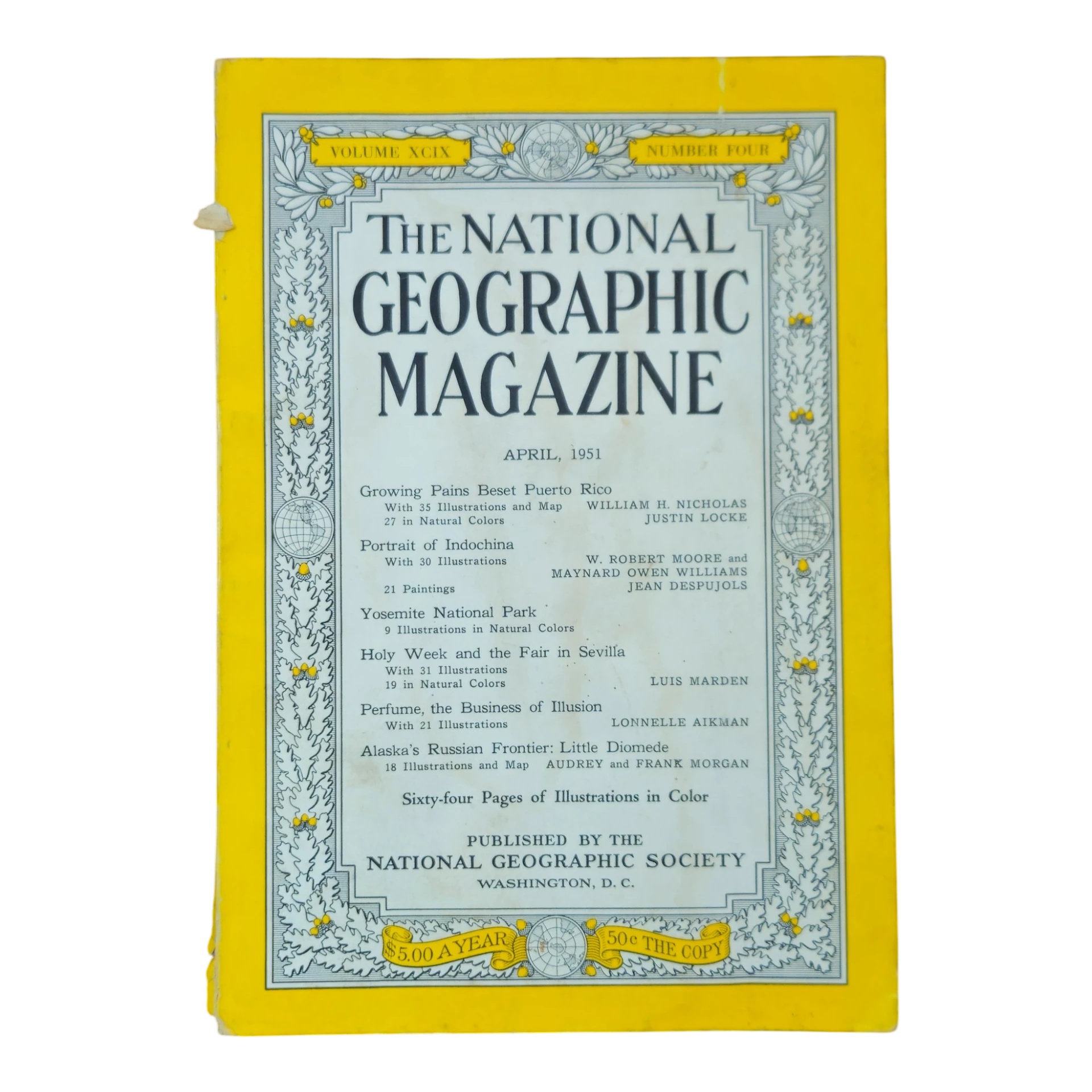 National Geographic Magazine – Abril 1951 – Volume XCIX Nº 4 – National Geographic Society