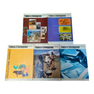 Revista Finances et Développement – Lote 5 Exemplares (1968–1971) – FMI e Banco Mundial