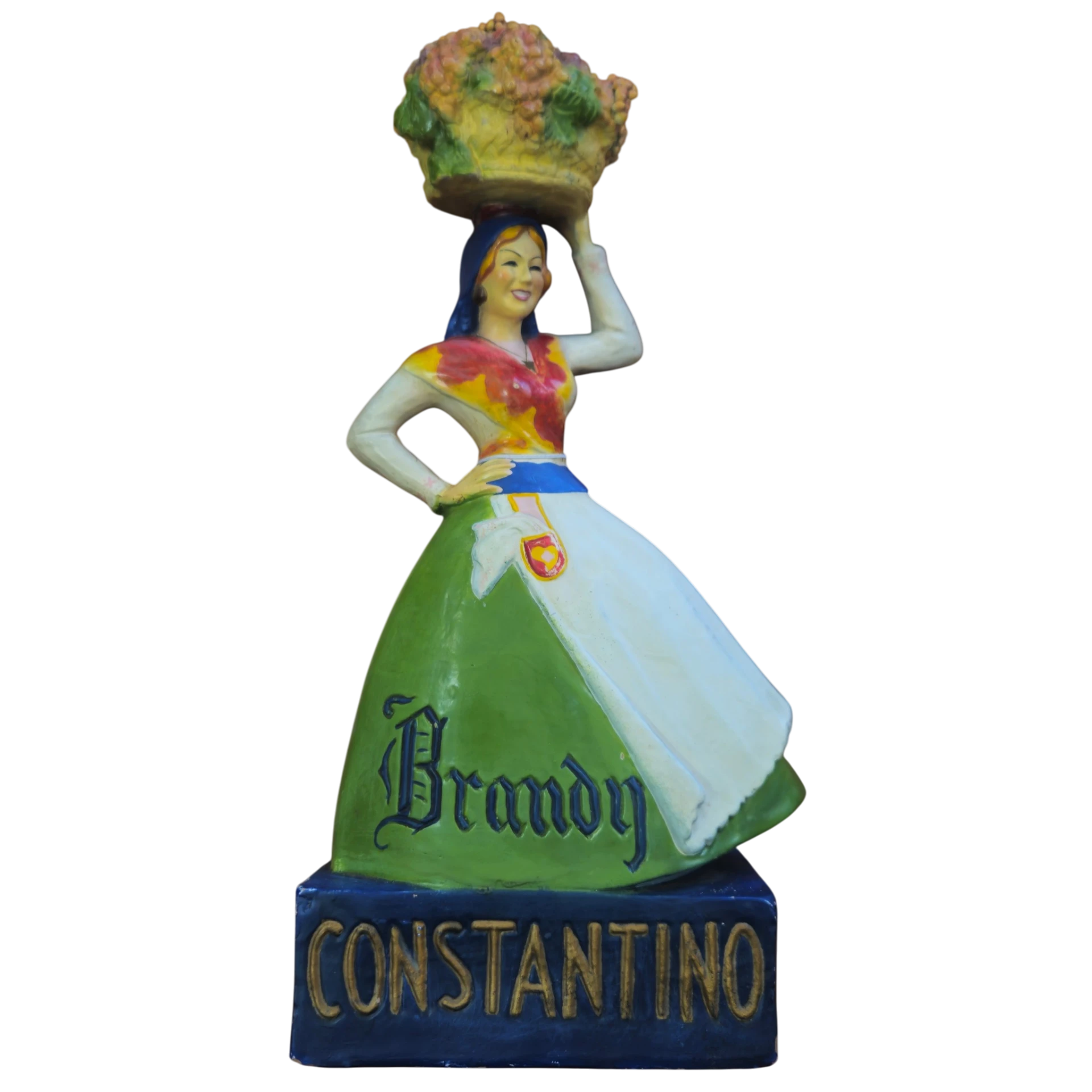 Figura Publicitária Brandy Constantino – Escultura Decorativa “Macedo Barcelos”