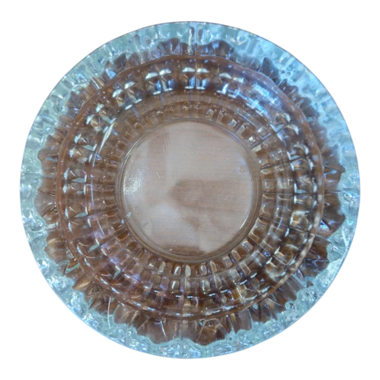 Cinzeiro Vintage em Cristal Francês Lapidado