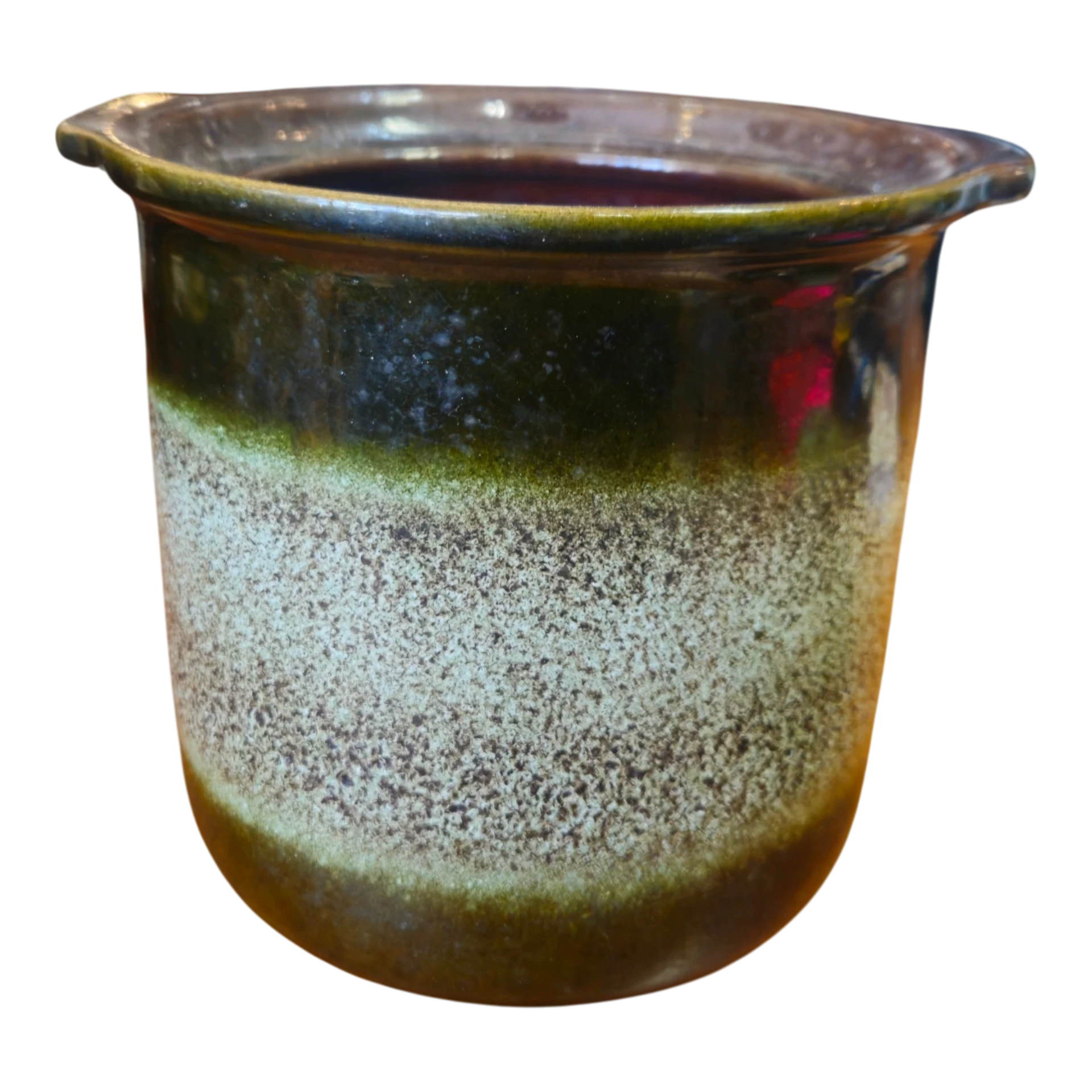 Panela Tradicional em Cerâmica Vidrada com Tampa