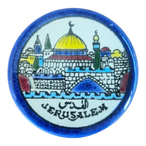 Pires Souvenir “Jerusalem” em Cerâmica Decorada