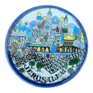 Pires Souvenir “Jerusalem” em Cerâmica Decorada – 13 cm