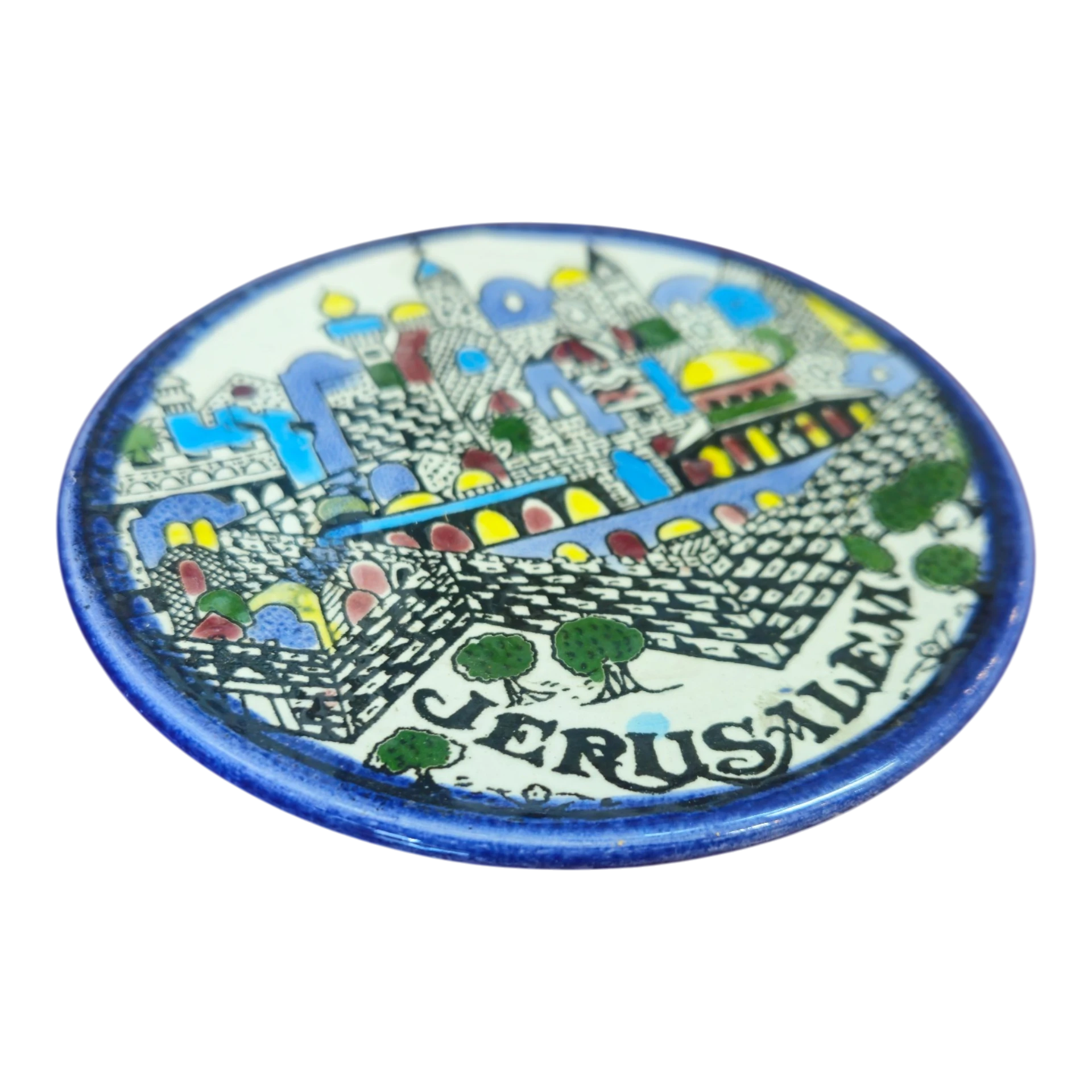 Pires Souvenir “Jerusalem” em Cerâmica Decorada – 13 cm