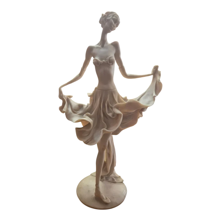 Bailarina em Marfinite – Escultura de 45 cm