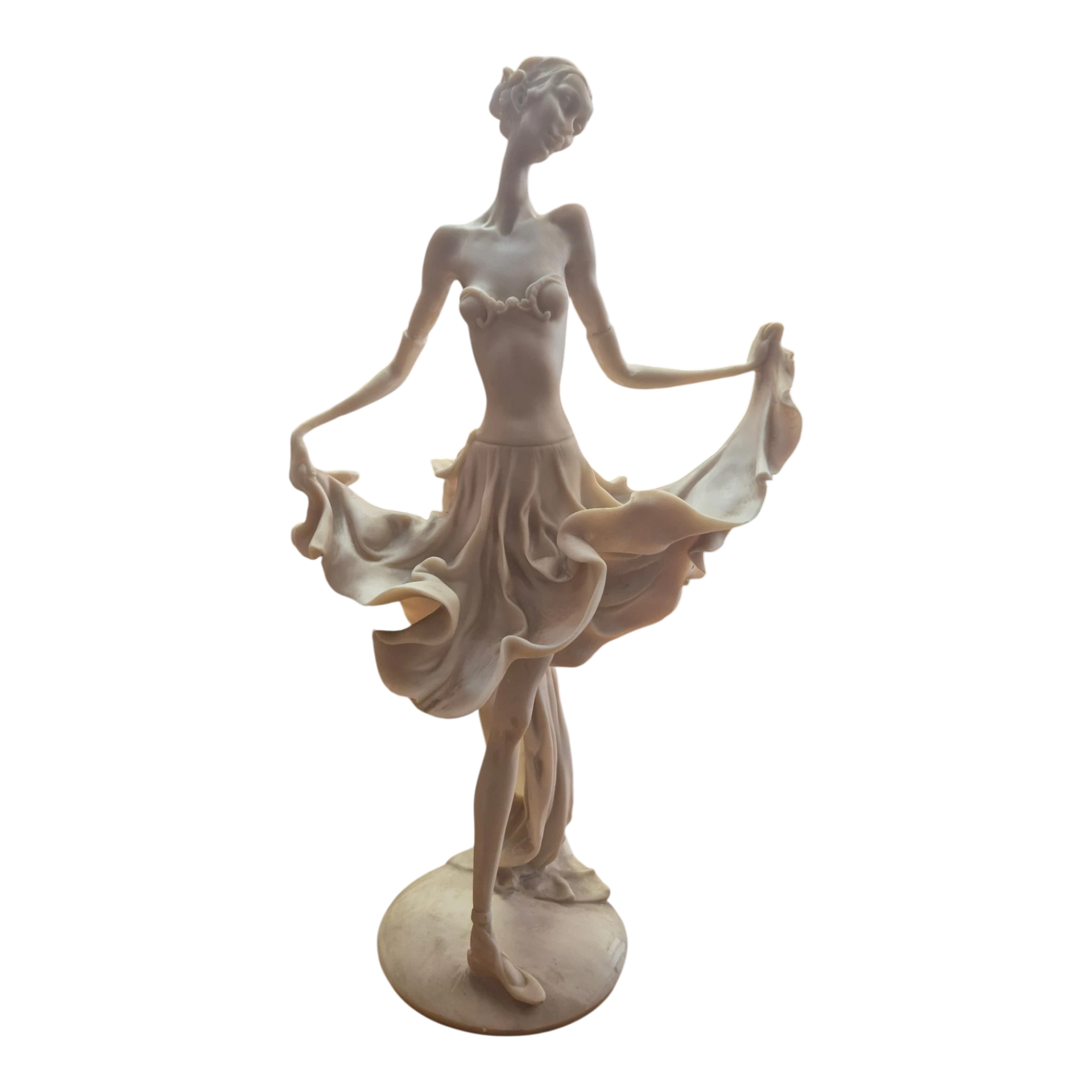 Bailarina em Marfinite - Escultura de 45 cm