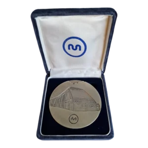 Medalha Comemorativa Metro do Porto em Prata 320g — José Rodrigues — Edição Limitada 3/12 (2002)