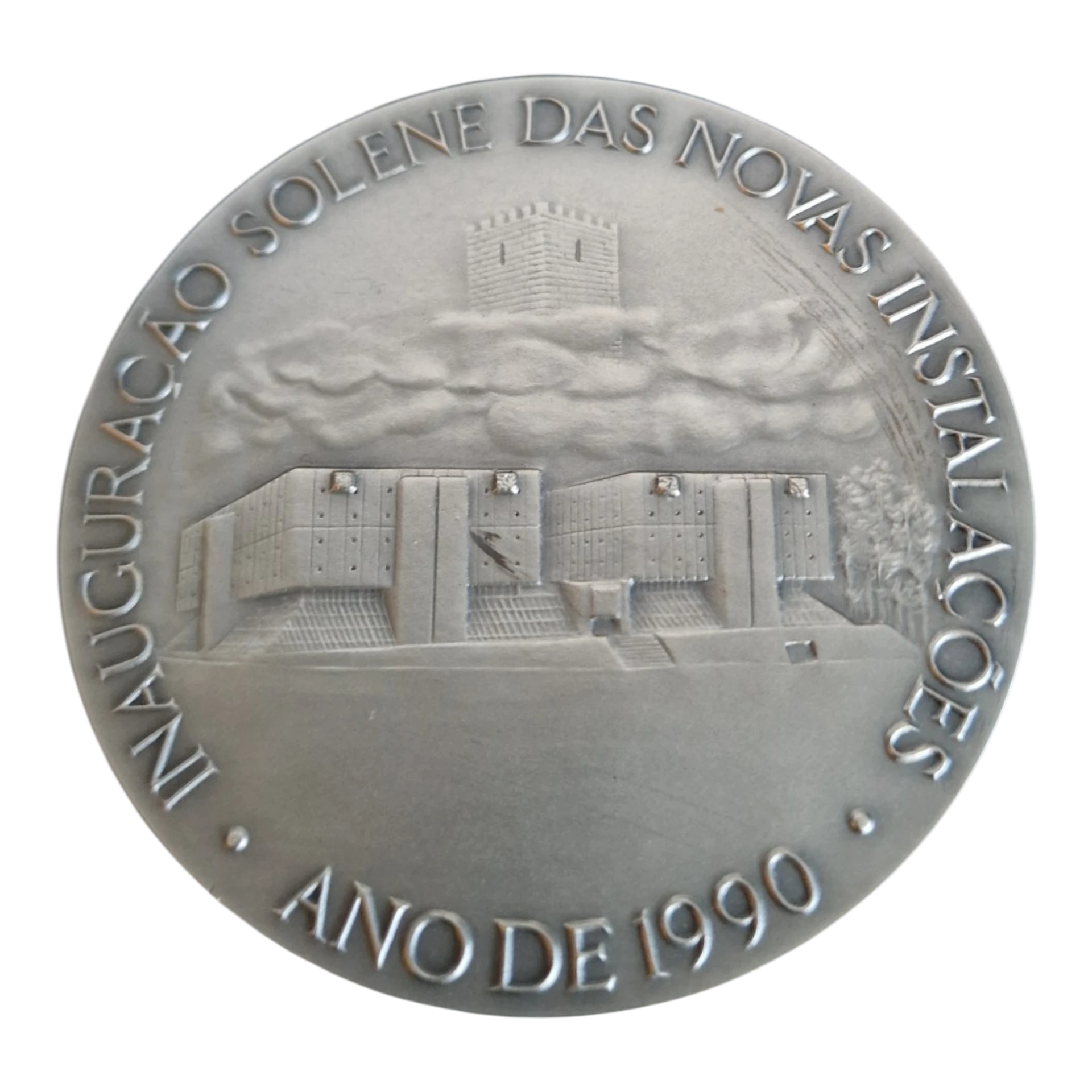Medalha Comemorativa em Prata Torre do Tombo 1990 Numerada