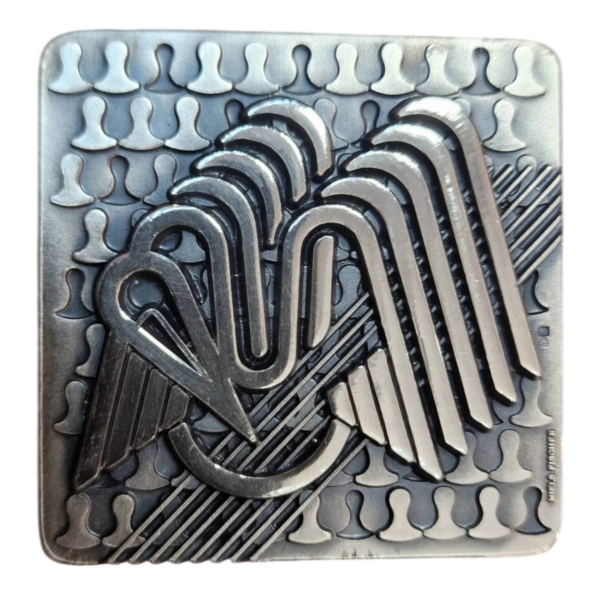 Medalha Montepio Geral 150.º Aniversário Prata Fina 999,7 — Niels Fischer / Vasco Nuno — 1990