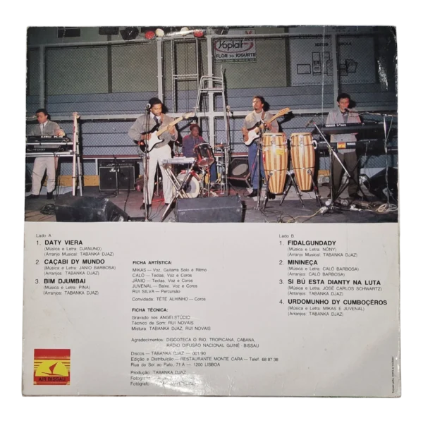 Tabanka Djaz – Guiné Bissau | LP Vinil Angelstúdio Portugal 1990