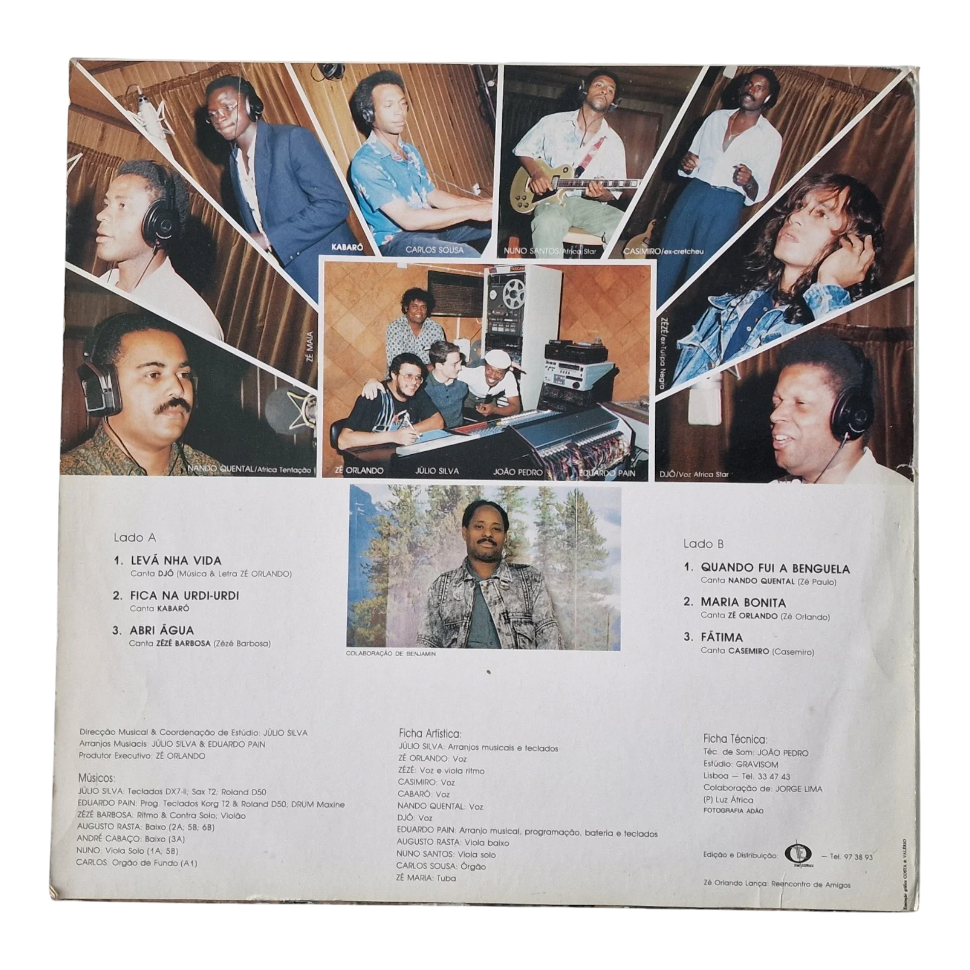 Zé Orlando Lança – Reencontro De Amigos | LP Vinil Luz África / Zé Orlando Portugal
