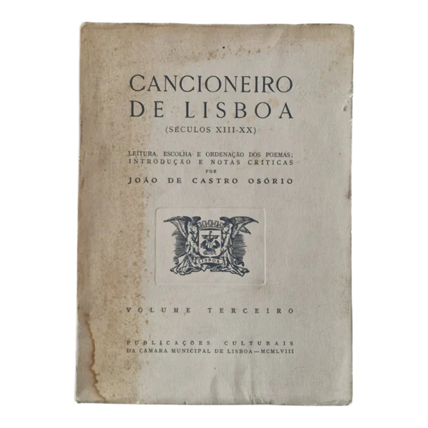 Cancioneiro de Lisboa – João de Castro Osório | 3 Volumes