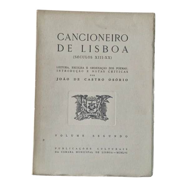 Cancioneiro de Lisboa – João de Castro Osório | 3 Volumes