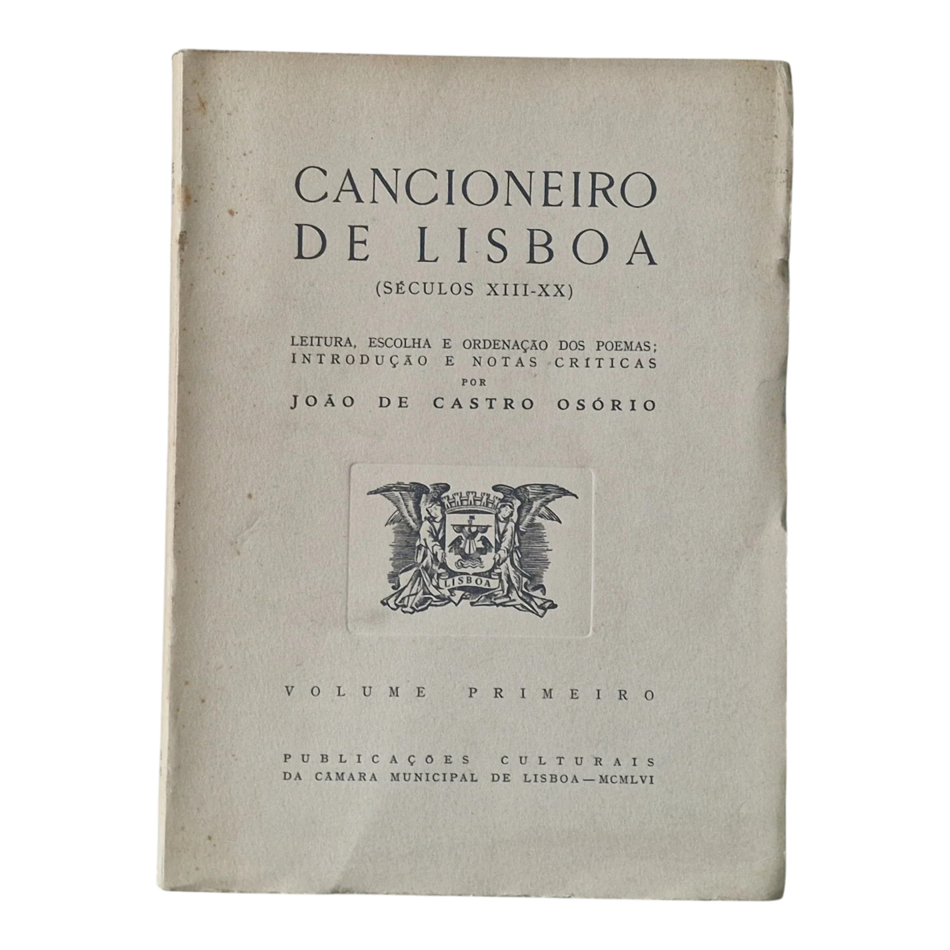 Cancioneiro de Lisboa – João de Castro Osório | 3 Volumes