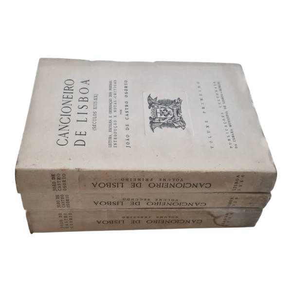 Cancioneiro de Lisboa – João de Castro Osório | 3 Volumes