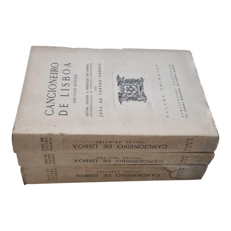 Cancioneiro de Lisboa – João de Castro Osório | 3 Volumes