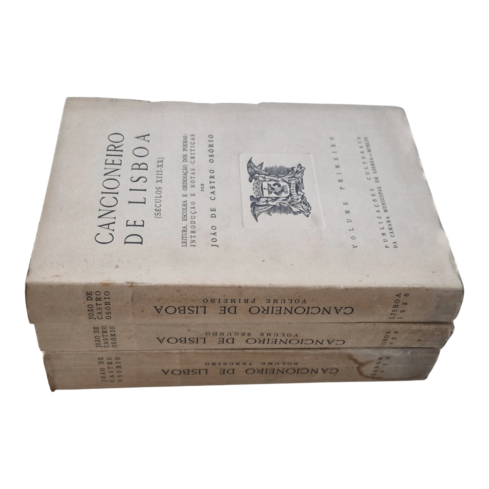 Cancioneiro de Lisboa – João de Castro Osório | 3 Volumes