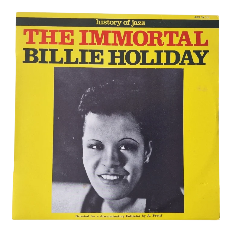 Billie Holiday – The Immortal Billie Holiday | LP Vinyl History Of Jazz Joker SM 3131 Portugal 1977