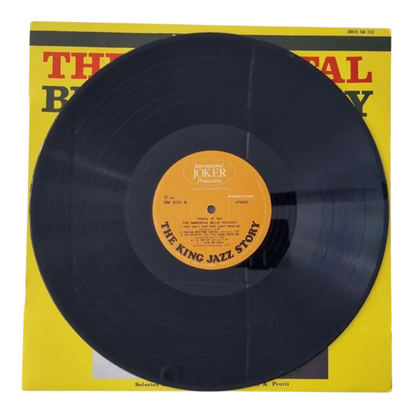 Billie Holiday – The Immortal Billie Holiday | LP Vinyl History Of Jazz Joker SM 3131 Portugal 1977